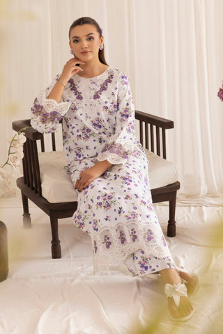 PLS-135 SILK LAWN 2PC STITCHED