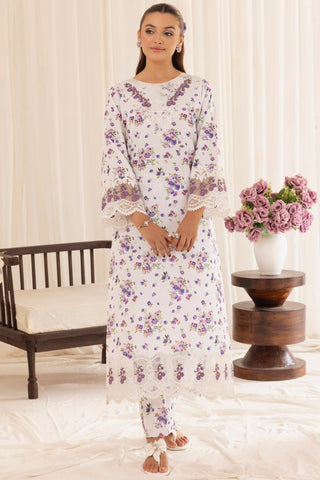 PLS-135 SILK LAWN 2PC STITCHED