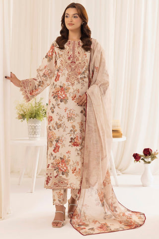 PLS-136 SILK LAWN STITCHED