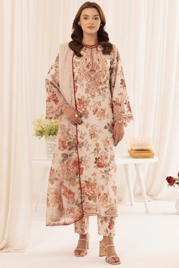 PLS-136 SILK LAWN STITCHED