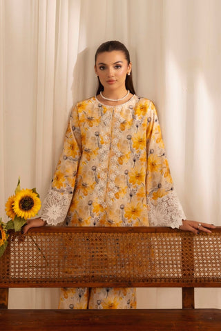 PLS-137 2PC SILK LAWN STITCHED