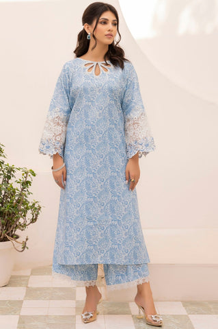 PLS-30  3PC SILK LAWN   STITCHED