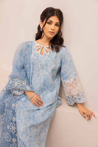 PLS-30  3PC SILK LAWN   STITCHED