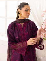 ZE-07 LAWN EMBROIDERED 3PC STITCHED/UNSTITCHED
