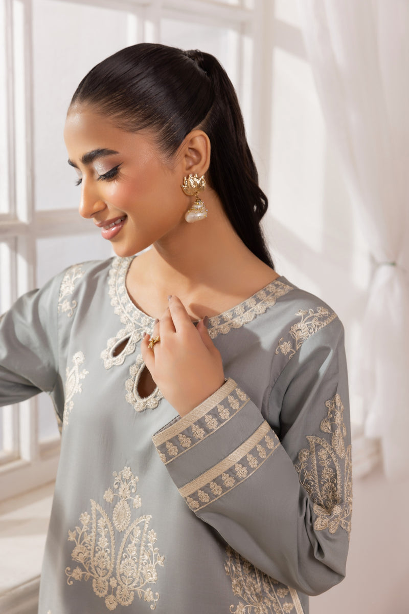 ZE-03 LAWN EMBROIDERED 3PC STITCHED/UNSTITCHED