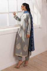 ZE-03 LAWN EMBROIDERED 3PC STITCHED/UNSTITCHED
