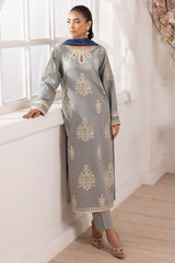 ZE-03 LAWN EMBROIDERED 3PC STITCHED/UNSTITCHED