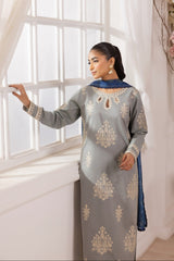 ZE-03 LAWN EMBROIDERED 3PC STITCHED/UNSTITCHED