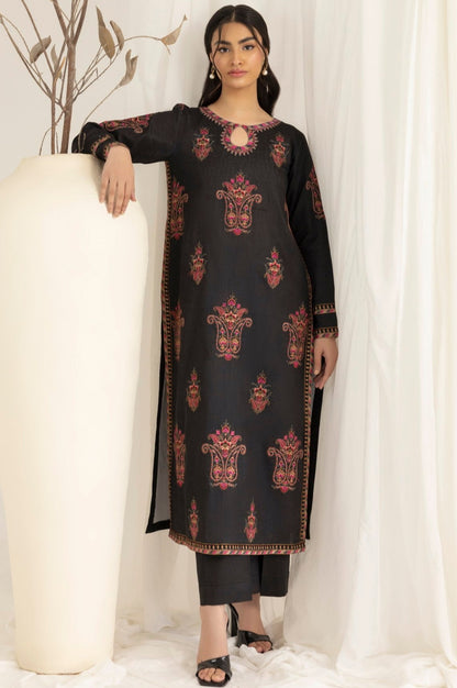 LEM-20 2PC EMBROIDERED LAWN STITCHED