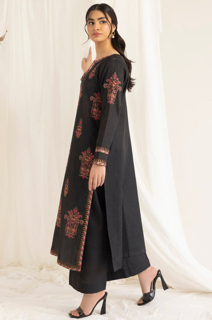 LEM-20 2PC EMBROIDERED LAWN STITCHED