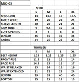 MJD-03 JACQUARD 3 PC STITCHED