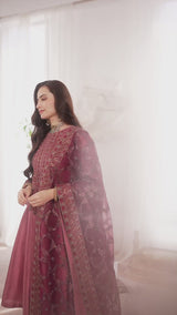 MGS-07 RESHAM3Pcs Raw Silk STITCHED I UNSTITCHED