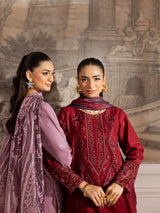 ZE-01 LAWN EMBROIDERED 3PC STITCHED
