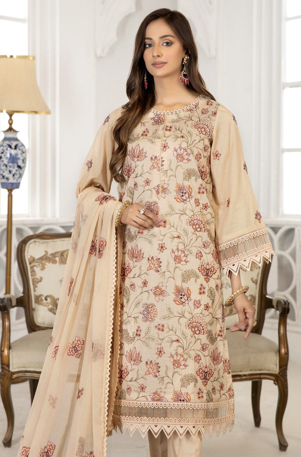 ME-22-117 2Pcs Embroidered lawn  (SHIRT+TROUSER))