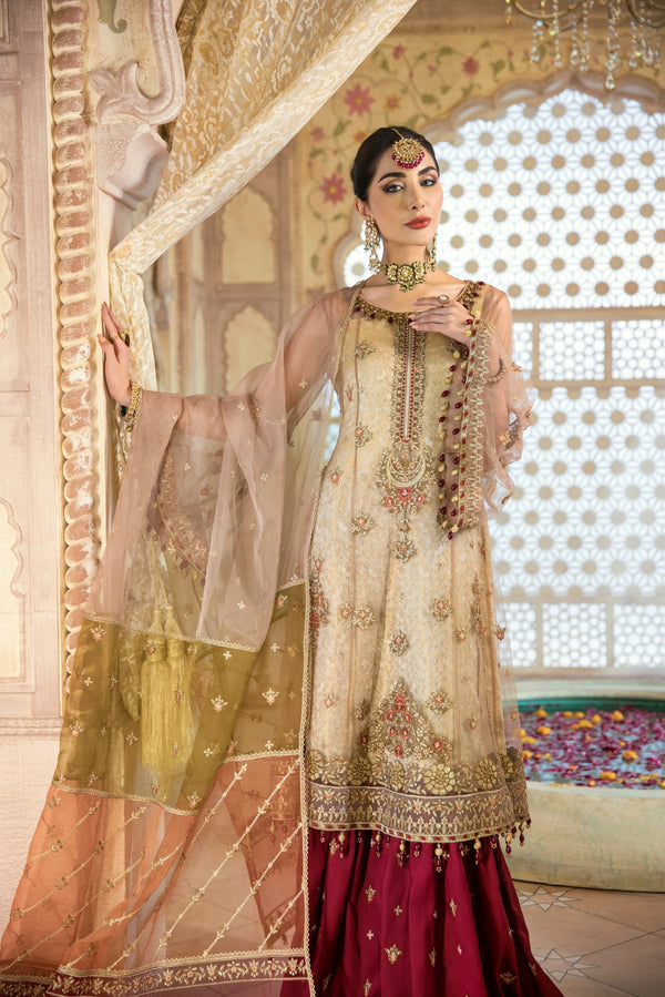 MGB-21-06 NET EMBROIDERED 3 PCS