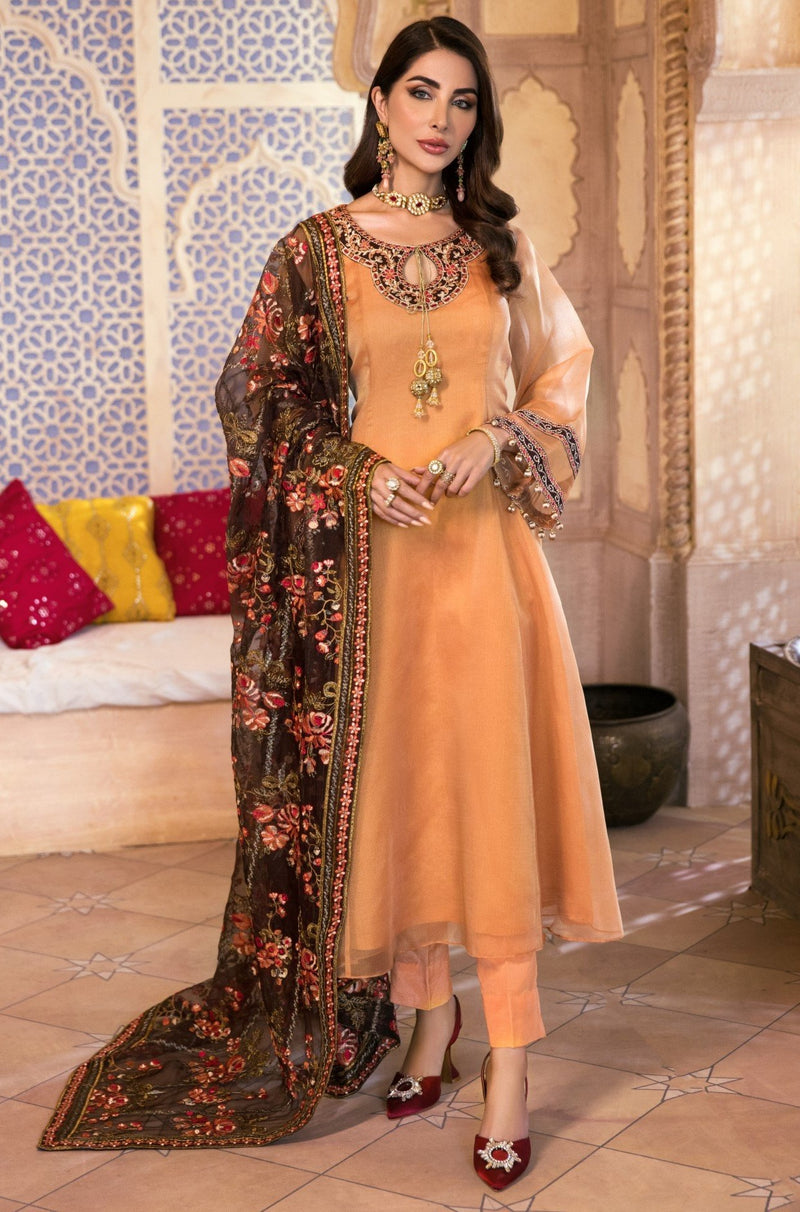MGB-21-12 UNSTITCHED CHIFFON 3 PCS