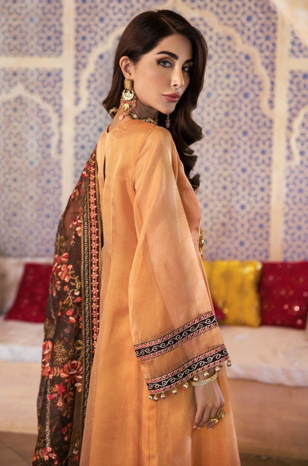 MGB-21-12 UNSTITCHED CHIFFON 3 PCS