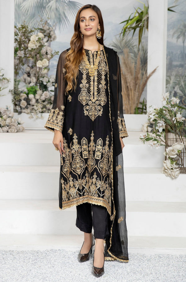 MGC-04 CHIFFON UNSTITCHED 3PC