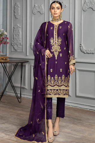 MGC-06 CHIFFON 3PCS UN STITCHED